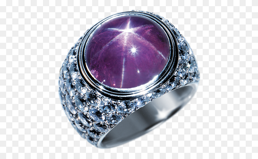 470x460 Purple Moon Pre Engagement Ring, Ornament, Gemstone, Jewelry HD PNG Download
