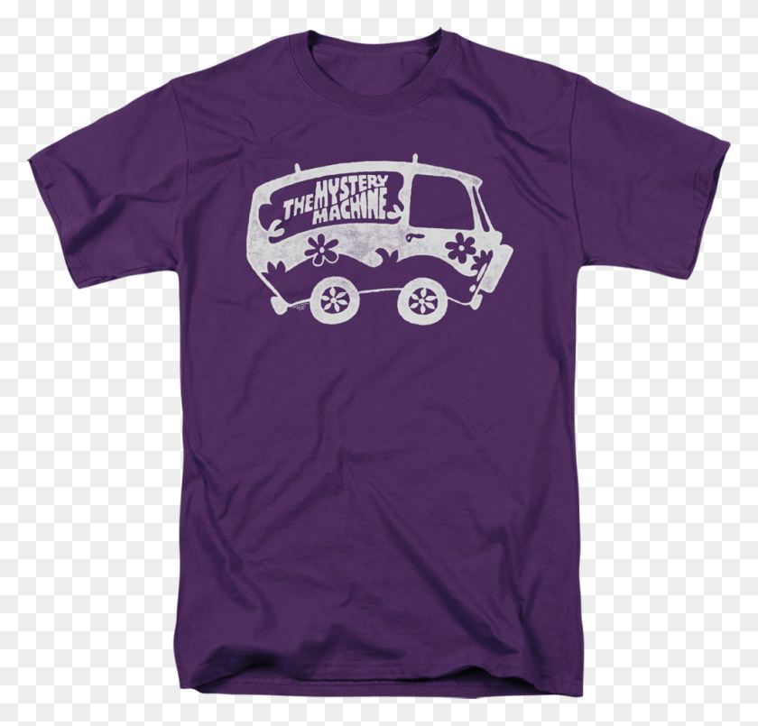 989x945 Purple Mystery Machine Scooby Doo T Shirt Scooby Doo Shirt, Clothing, Apparel, T-shirt HD PNG Download
