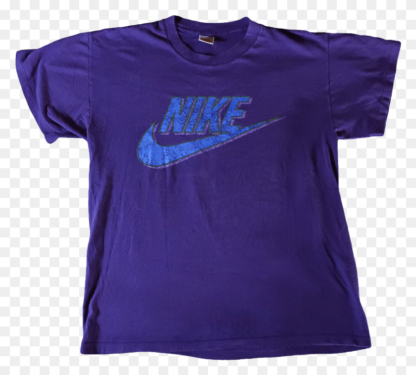 815x730 Purple Nike Logo Active Shirt, Clothing, Apparel, T-shirt HD PNG Download