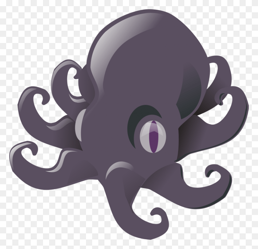800x771 Purple Octopus Clipart Free Images 2 Giant Octopus Clipart, Sea Life, Animal HD PNG Download