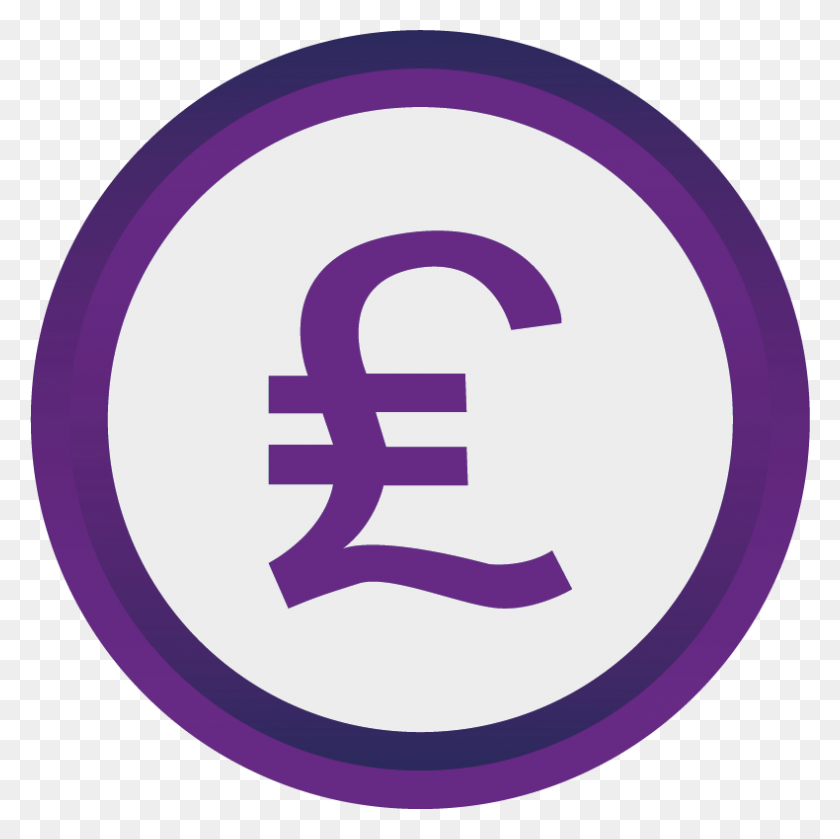 790x789 Purple Pound Icon Circle, Text, Number, Symbol HD PNG Download