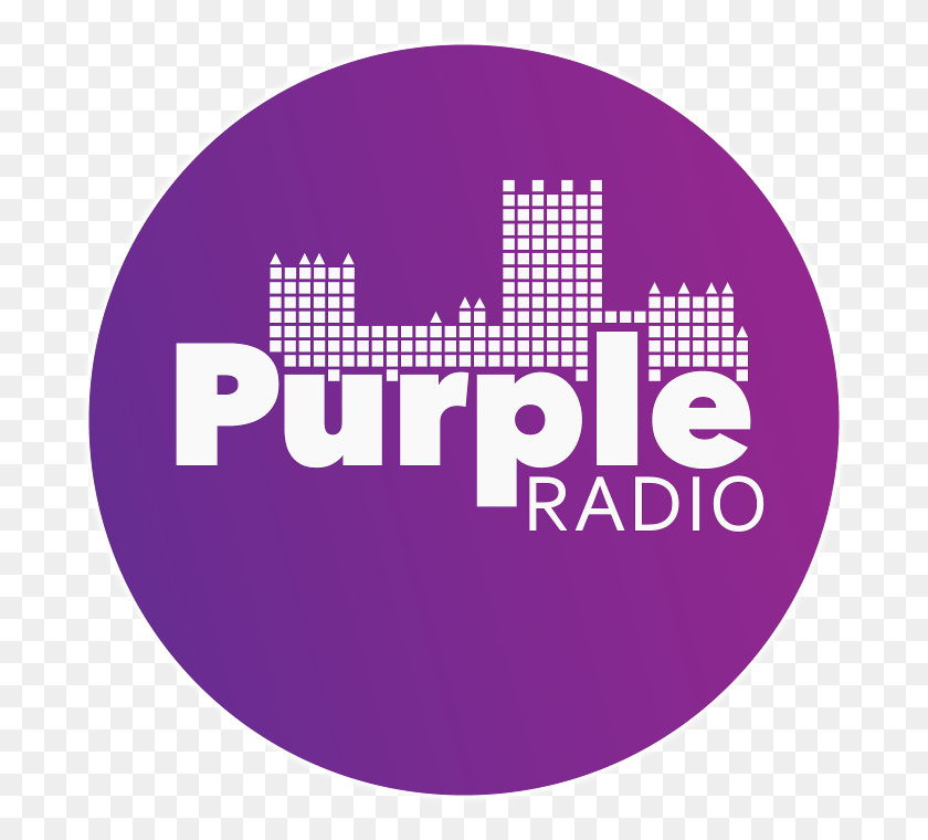 700x700 Purple Radio, Word, Text, Logo HD PNG Download