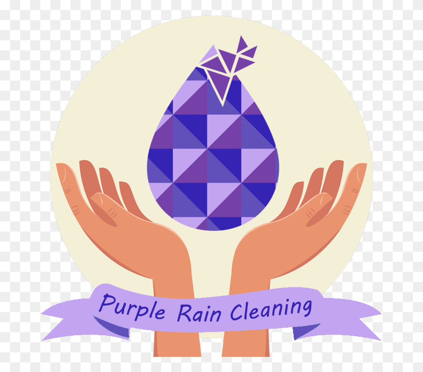 677x679 Purple Rain Cleaning Основал Неправительственный Parabens Voluntario, Растение, Треугольник, Яйцо Hd Png Скачать