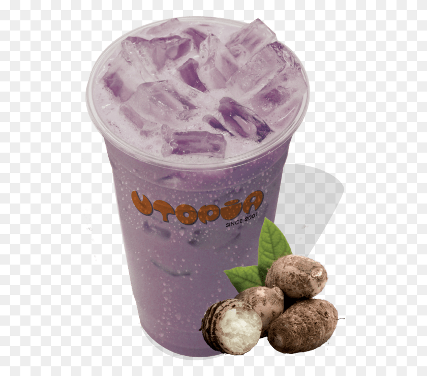 520x679 Purple Taro Milk Tea 4 Chocolate, Ice Cream, Cream, Dessert Descargar Hd Png