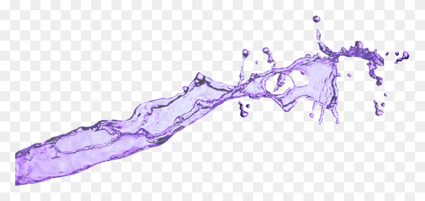 1024x443 Descargar Png Agua Púrpura Salpicaduras De Agua Púrpura, Gráficos, Bebidas Hd Png
