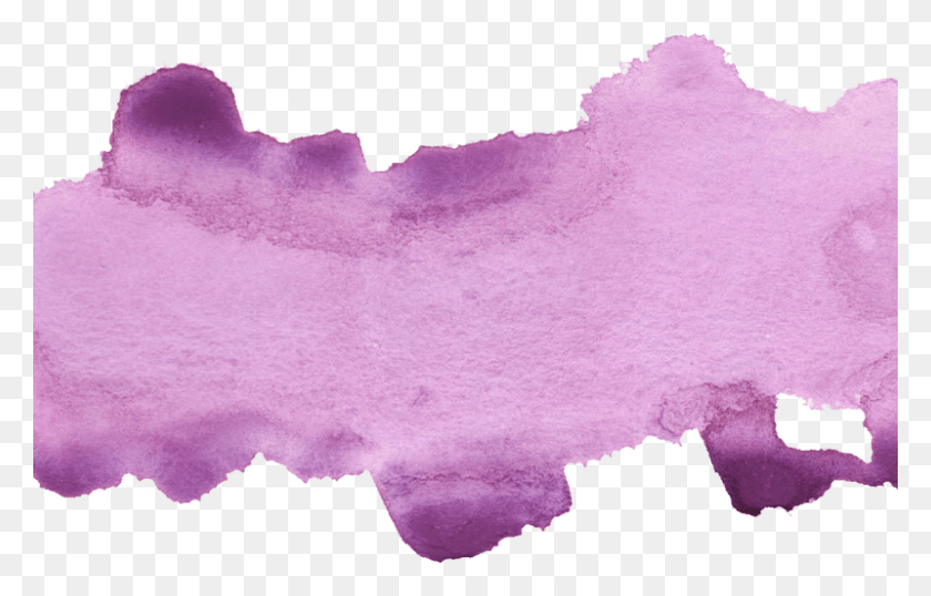 800x491 Purple Watercolor Brush Stroke Onlygfxcom Watercolor Brush Stroke Transparent Background, Plant, Rug, Flower HD PNG Download