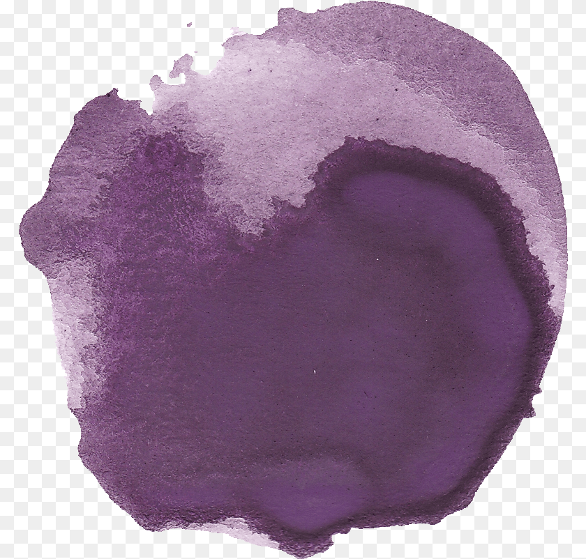 788x802 Purple Watercolor Circle, Mineral, Accessories, Jewelry, Gemstone Sticker PNG