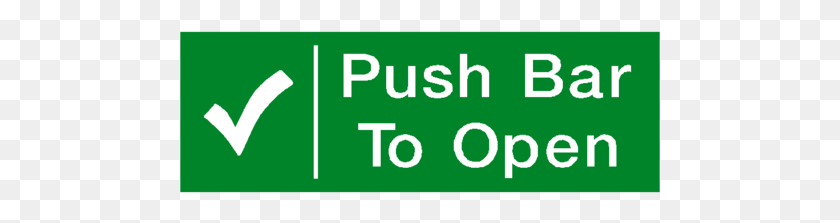 481x163 Push Bar To Open Sign Push To Open Sign, Word, Text, Symbol HD PNG Download