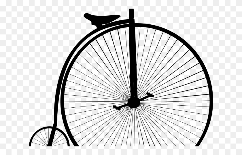 640x480 Pushbike Clipart Lowrider Penny Farthing Bike Drawing, Gray, World Of Warcraft HD PNG Download