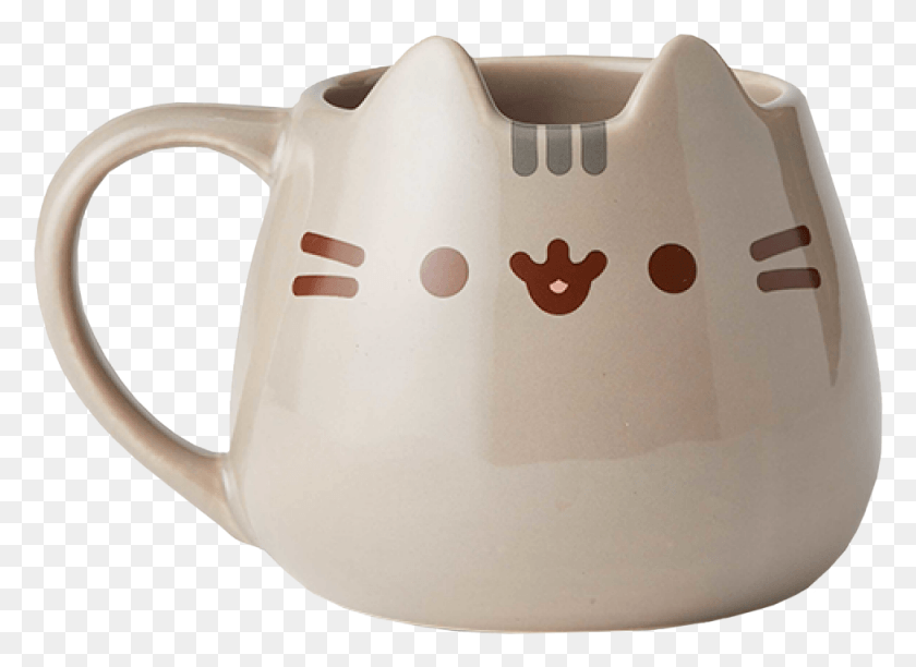 975x690 Pusheen Large Sculpted Mug Pusheen Mug, Coffee Cup, Cup, Jug HD PNG Download