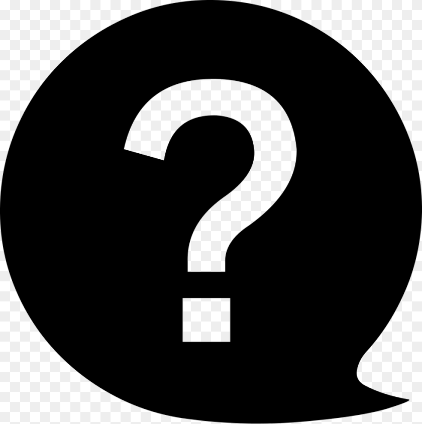 Put Questions To Hammer Icon In Black Circle, Symbol, Text, Stencil, Disk Transparent PNG