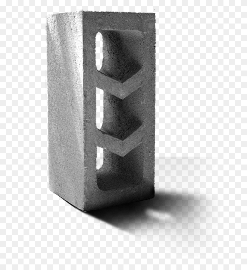 676x859 Put Simply The Cinder Block Represents My Design Philosophy Monochrome, Crystal, Mineral, Pillar HD PNG Download