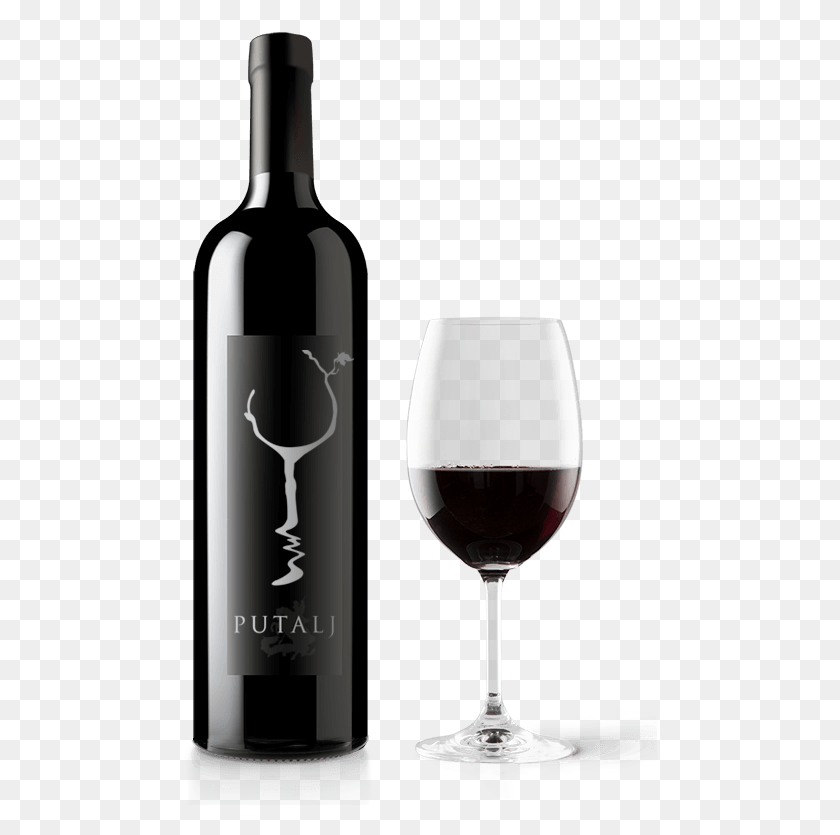 474x775 Putalj Wine Vector Bottle Wine Black, Alcohol, Beverage, Drink HD PNG Download
