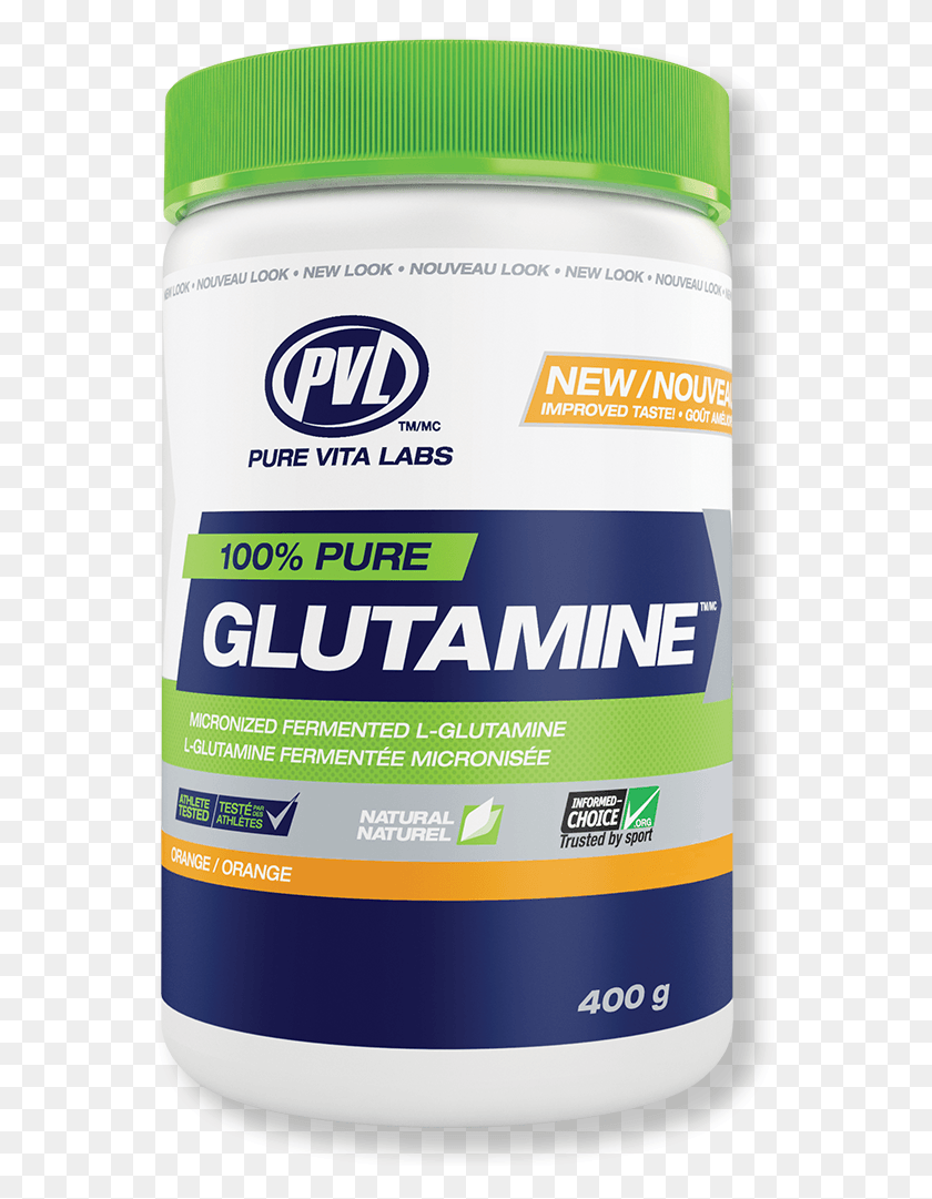 561x1021 Pvl Glutamine, Label, Text, Paint Container HD PNG Download