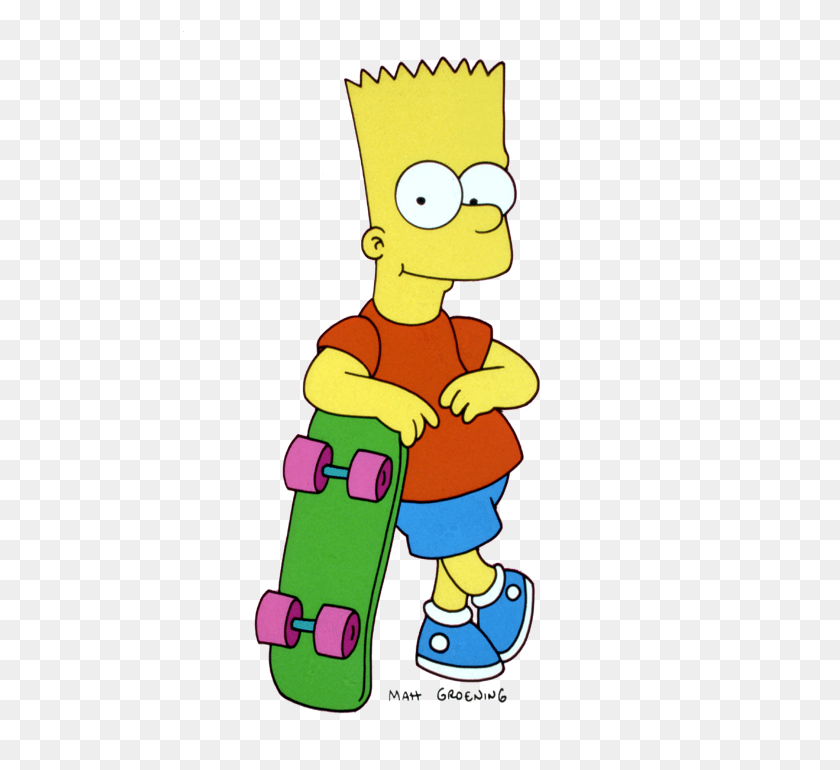 476x710 Px Bart Simpson Holding Skateboard, Sport, Sports HD PNG Download