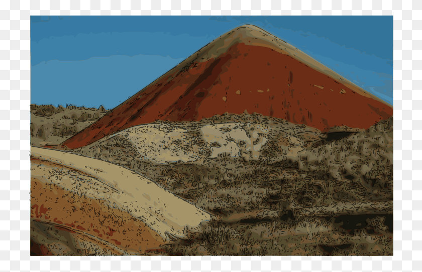 726x483 Pyramid, Outdoors, Nature, Soil HD PNG Download