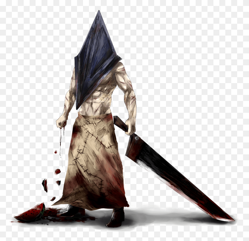 1133x1093 Pyramid Head Pyramid Face Silent Hill, Person, Human, Clothing HD PNG Download