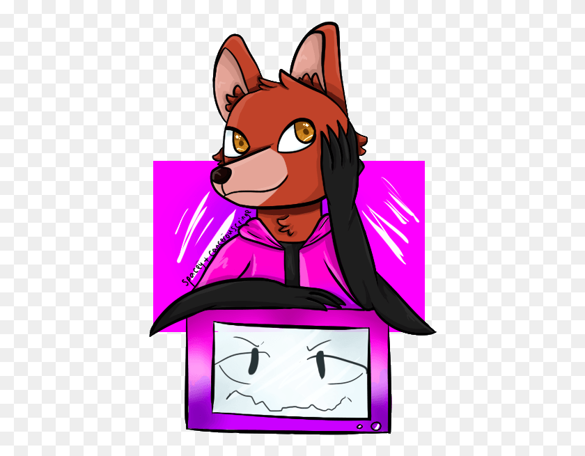 414x595 Pyrocynical Fanart Pyro Collab Leafycynical Sin Cartoon, Person, Human, Crowd HD PNG Download