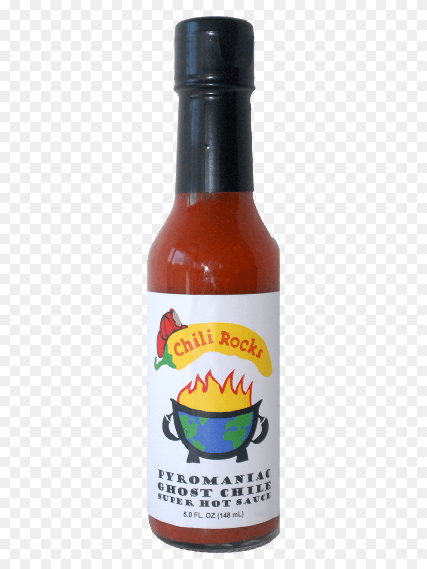 263x1060 Pyromaniac Ghost Pepper Hot Sauce Hot Sauce, Beer, Alcohol, Beverage HD PNG Download