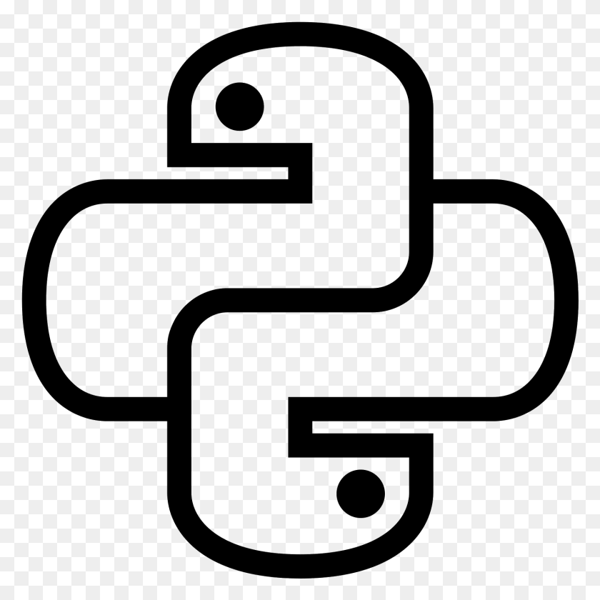 1462x1462 Python Vector Head White Python Logo, Gray, World Of Warcraft HD PNG Download