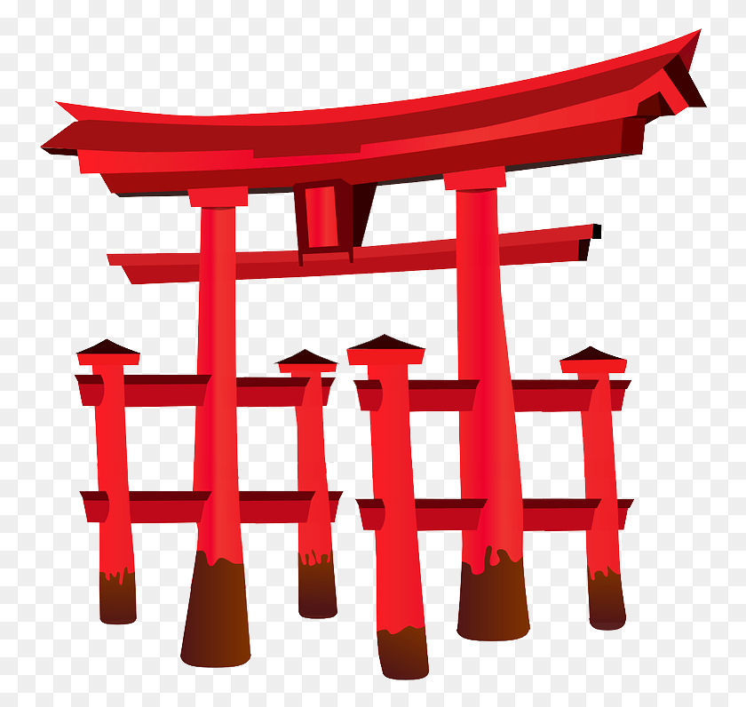 753x736 Qd Learning Chinese Immersion Camp Chinese Red Temple, Gate, Torii, Cross HD PNG Download