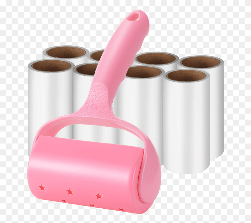 661x686 Qiaofeng Sticky Hair Clothes Sticky Roller Dusting Brush, Tool, Mixer, Appliance Descargar Hd Png