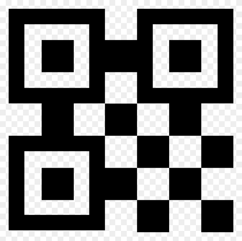 980x974 Qr Code Comments Simple Qr Code, Rug, Pattern, Stencil HD PNG Download