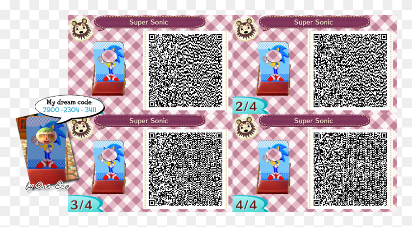 929x481 Qr Code Sonic S Face Cutout Standee By One Eco D7r7t2e Animal Crossing Qr Codes Marvel, Super Mario, Rug HD PNG Download