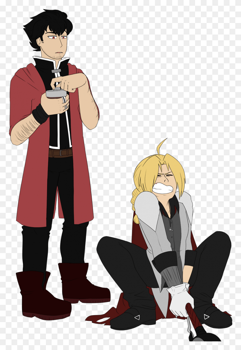 1029x1527 Qrow Branwen Edward Elric, Clothing, Apparel, Person HD PNG Download
