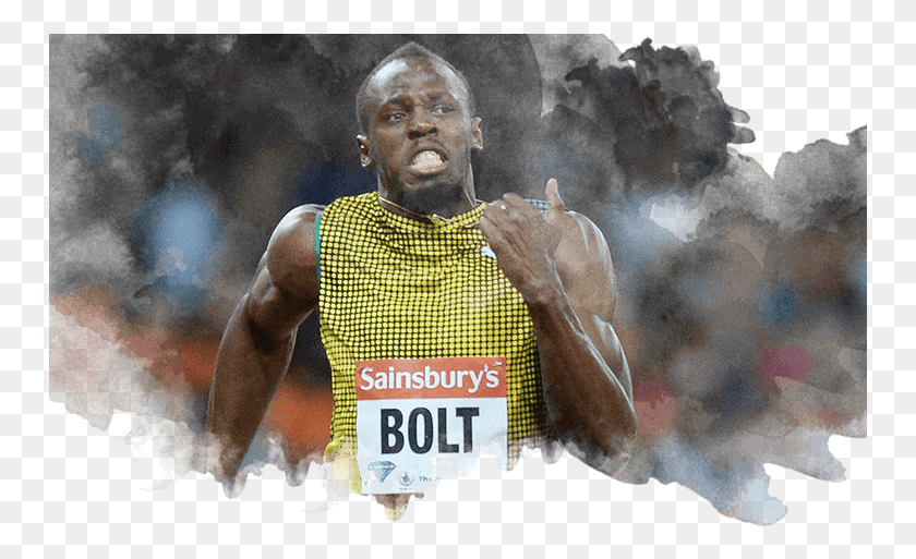 751x453 Qu Sabes De Usain Bolt Sprint, Person, Human, Sport HD PNG Download