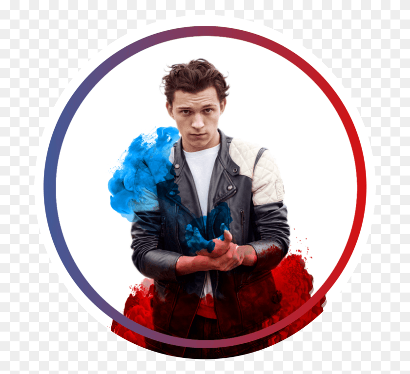 700x707 Quackson Quacksoff From Practice With Tom Holland Tom Holland Magazine Cover, Label, Text, Person HD PNG Download