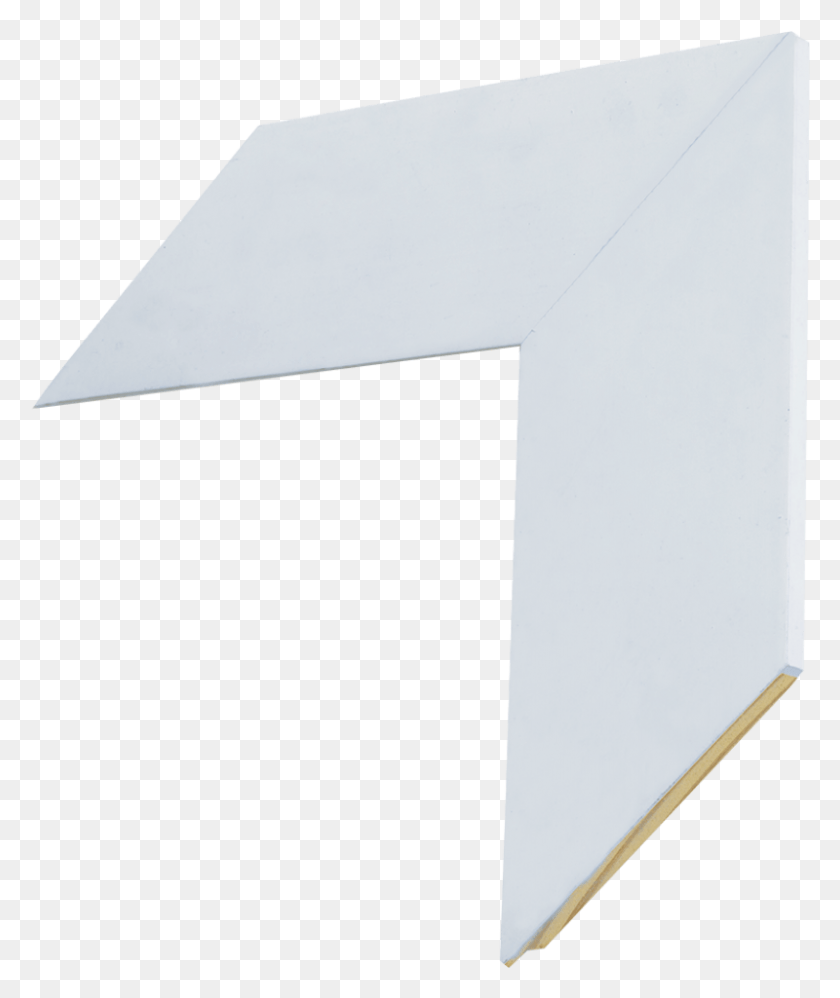 800x963 Quadro Com Moldura Branca Abstrato Floral S Vidro Paper, Envelope, Triangle, Mail HD PNG Download