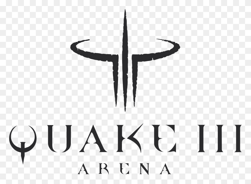 2129x1515 Quake Iii Logo Transparent Quake Iii Arena, Cross, Symbol, Logo HD PNG Download