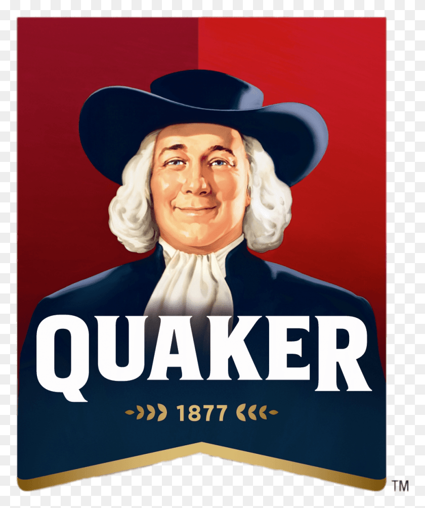 962x1165 Quaker Logo Quaker Oats Logo, Advertisement, Hat, Clothing HD PNG Download