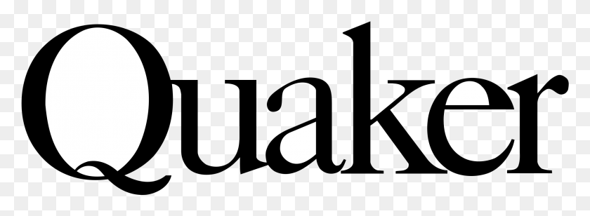2191x697 Quaker Logo Transparent Calligraphy, Logo, Symbol, Trademark HD PNG Download