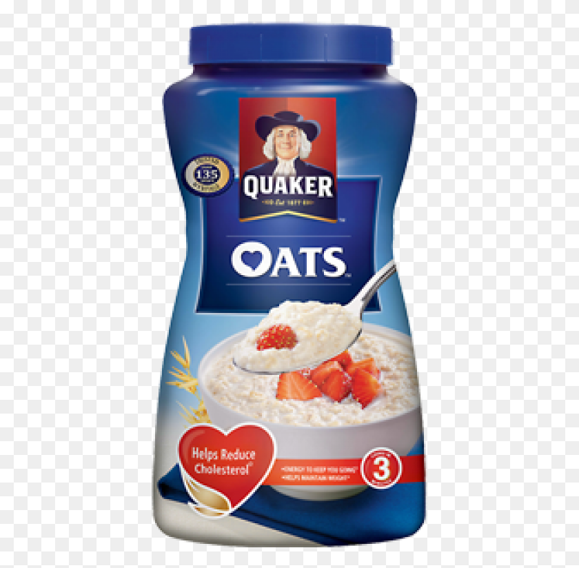 401x764 Quaker Oats Jar, Ice Cream, Cream, Dessert HD PNG Download