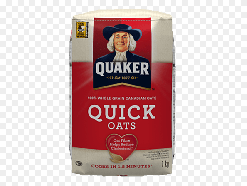 380x573 Descargar Png Quaker Quick Oats Quaker Oats Company, Sombrero, Ropa Hd Png