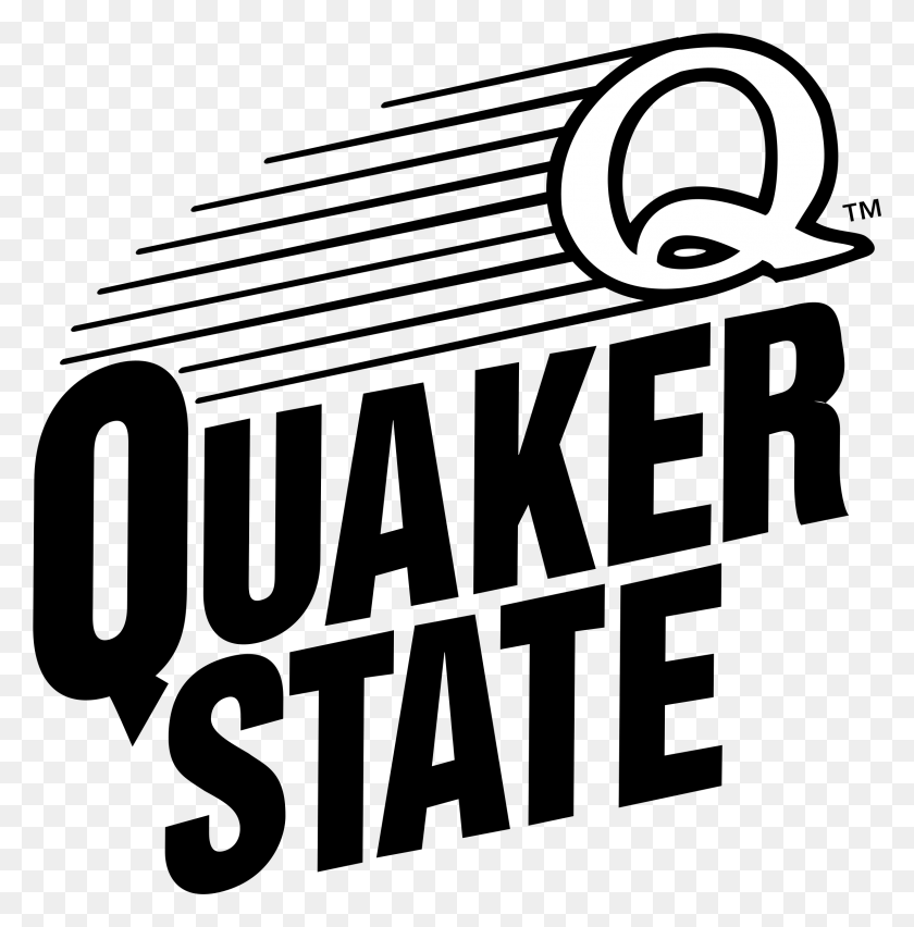 2293x2331 Quaker State Logo Transparent Old Quaker State Logo, Text, Alphabet, Symbol HD PNG Download