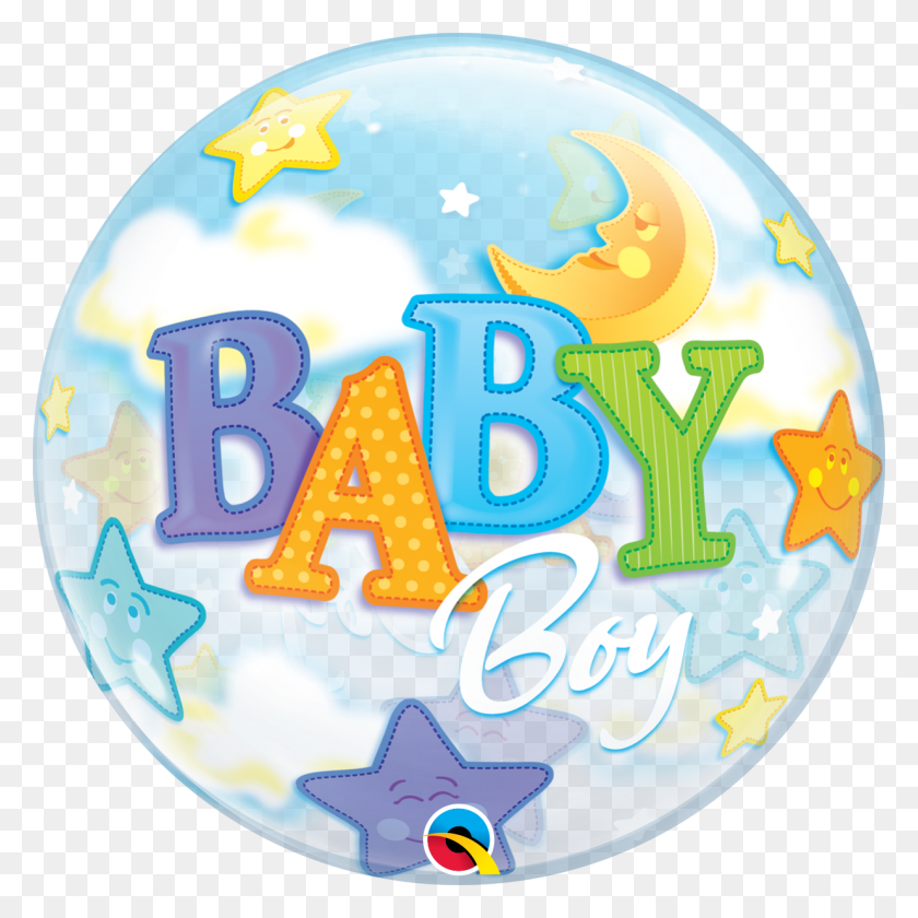 1236x1236 Qualatex Baby Boy Balloons, Text, Number, Symbol HD PNG Download