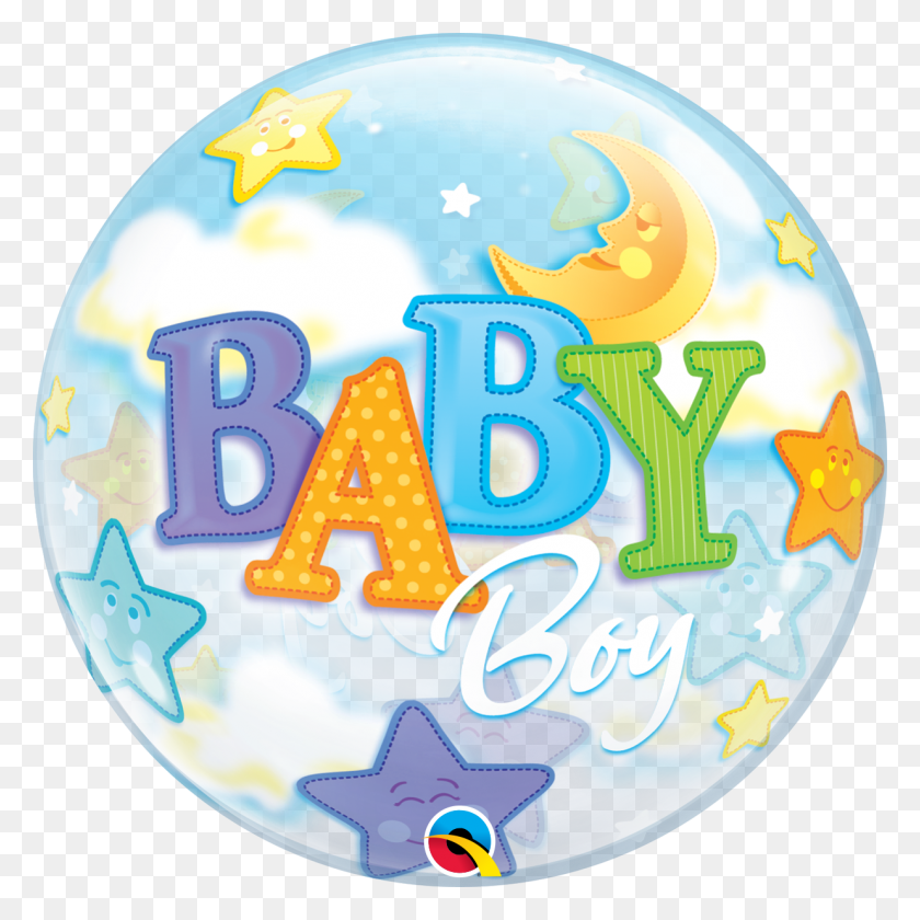 1236x1236 Qualatex Baby Boy Воздушные Шары, Текст, Число, Символ Hd Png Скачать