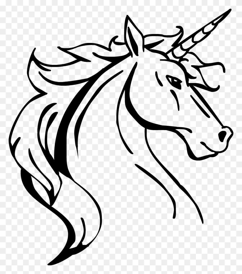 931x1063 Quality Unicorn Drawing Pictures Profile Google Search, Number, Symbol, Text HD PNG Download