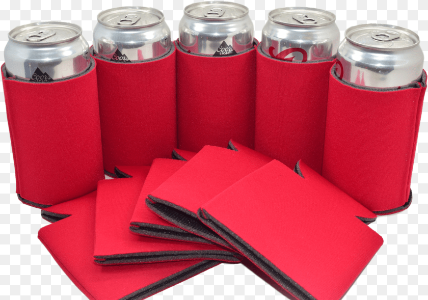 1737x1217 Qualityperfection 12 Red Party Drink Blank Can Coolers False 50 Premium Blank Can Coolies Bulk Sleeves Party, Tin Clipart PNG