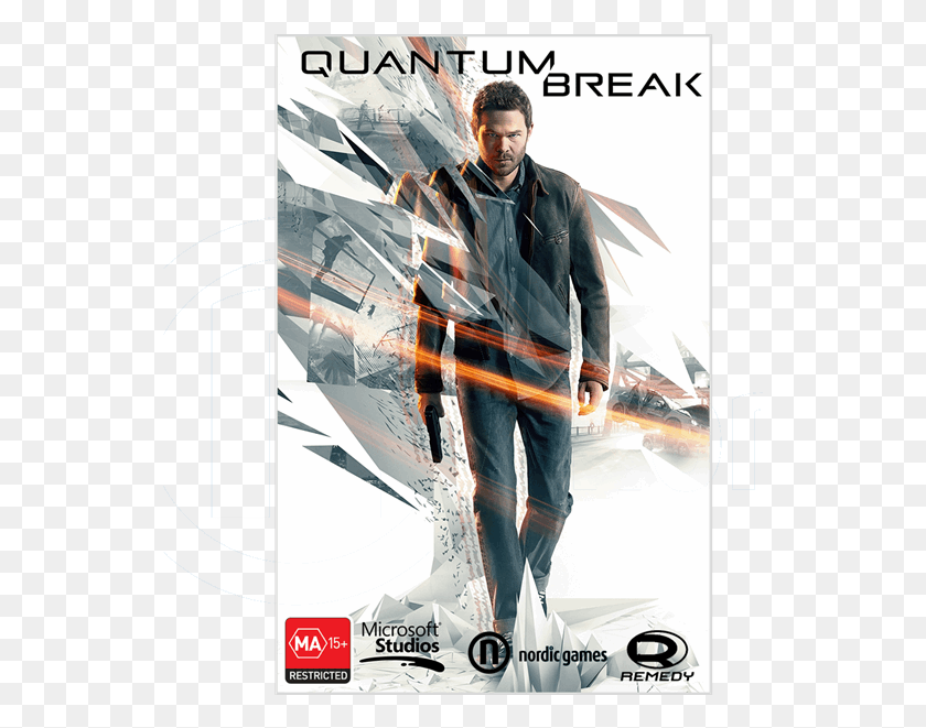 545x601 Quantum Break, Poster, Advertisement, Person HD PNG Download