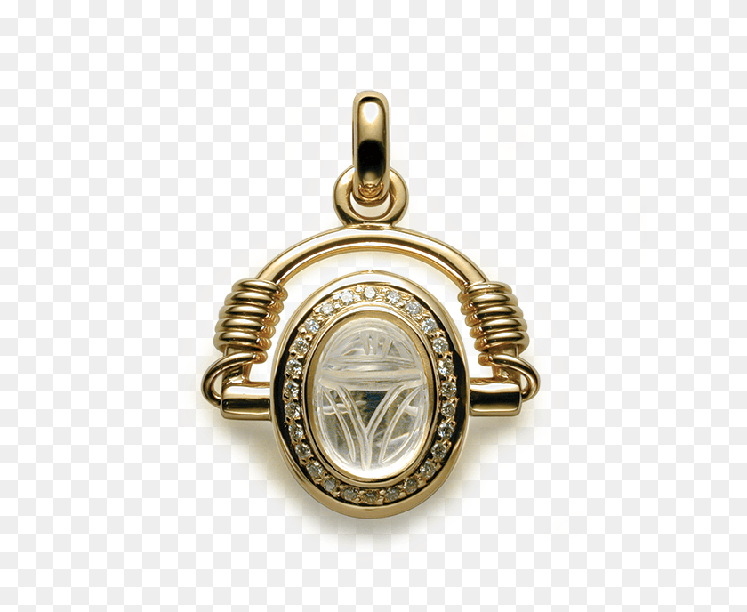 616x628 Descargar Png Cuarzo Escarabajo Amp Diamante Colgante Giratorio Mediano Medallón, Logotipo, Símbolo, Marca Registrada Hd Png