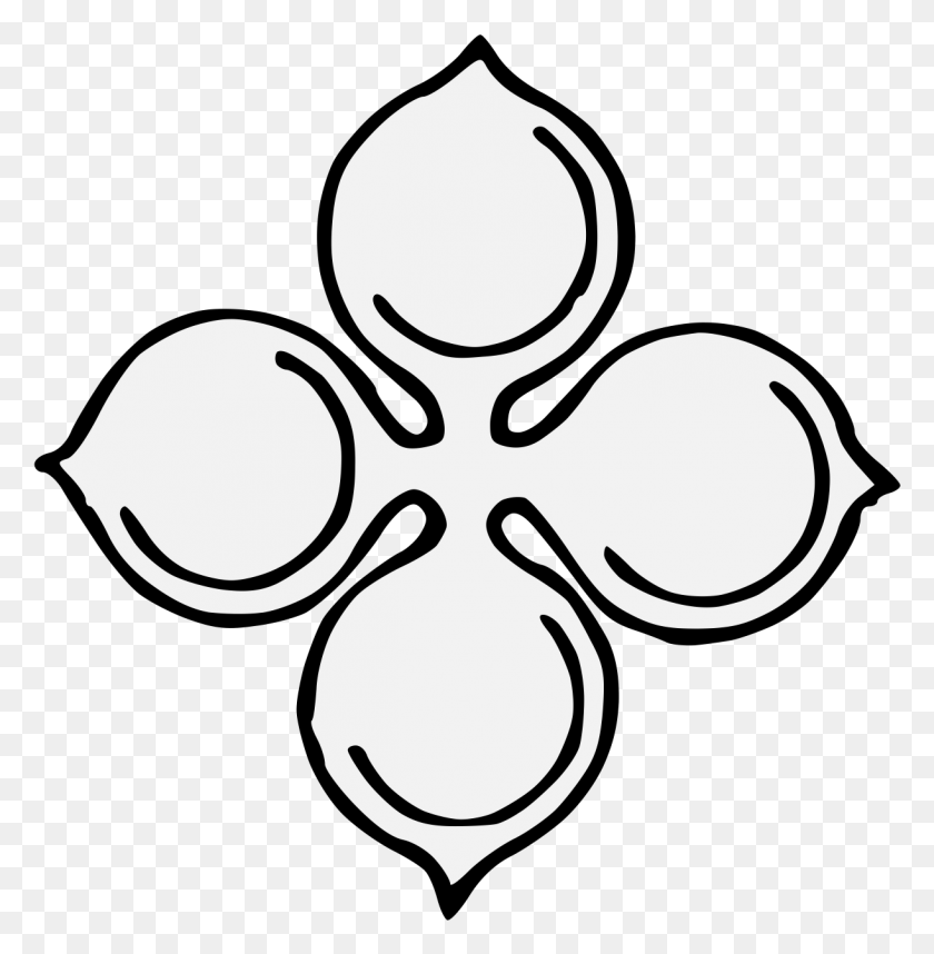 1221x1250 Quatrefoil Quatrefoil Heraldry, Stencil, Symbol, Logo Descargar Hd Png
