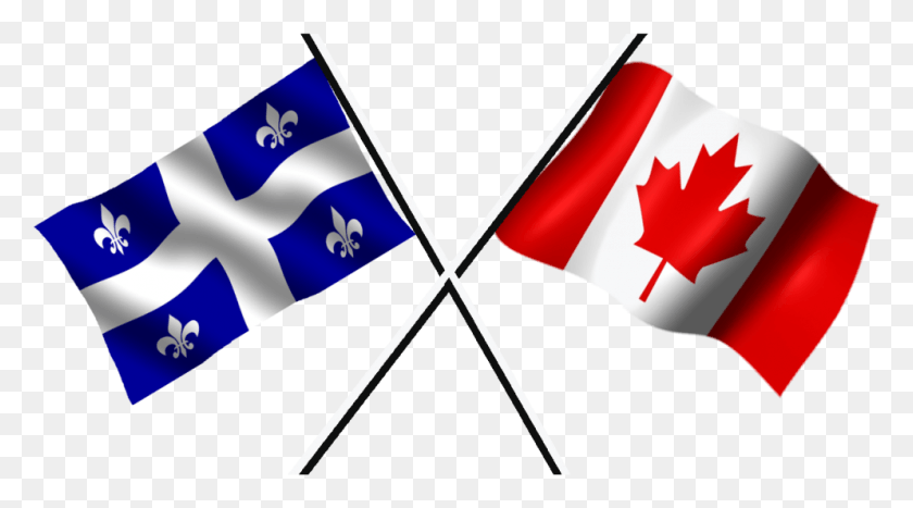 994x519 Quebec And Canada Quebec And Canada Flag, Symbol, American Flag, Weapon HD PNG Download