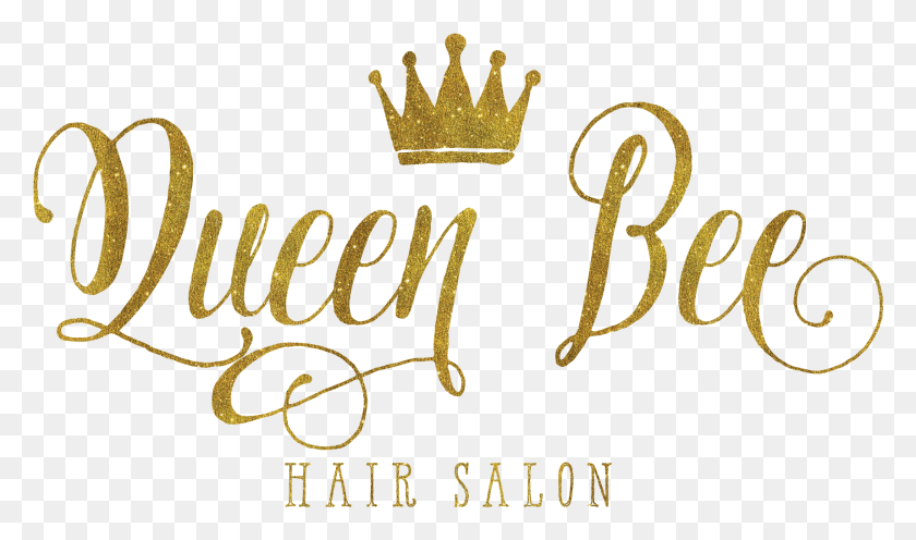 1714x959 Queen Bee Hair Salon Logo For Queen Bee, Text, Accessories, Accessory HD PNG Download