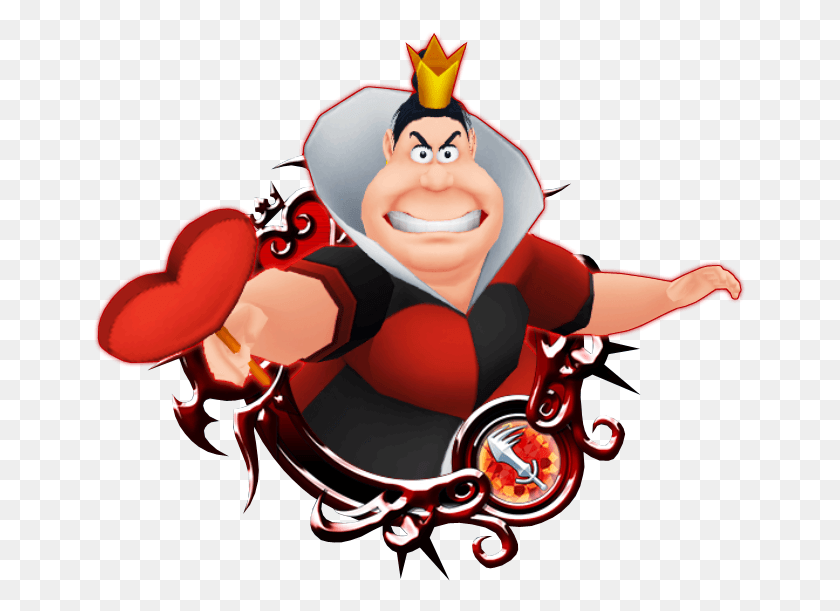 653x551 Queen Of Hearts Roxas Axel Xion Medal, Graphics, Person HD PNG Download