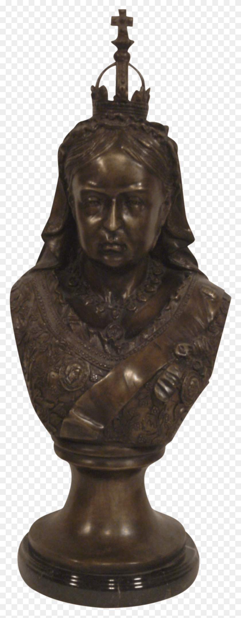 817x2188 La Reina Victoria, Busto De Bronce, Escultura De Bronce, Persona, Humano Hd Png