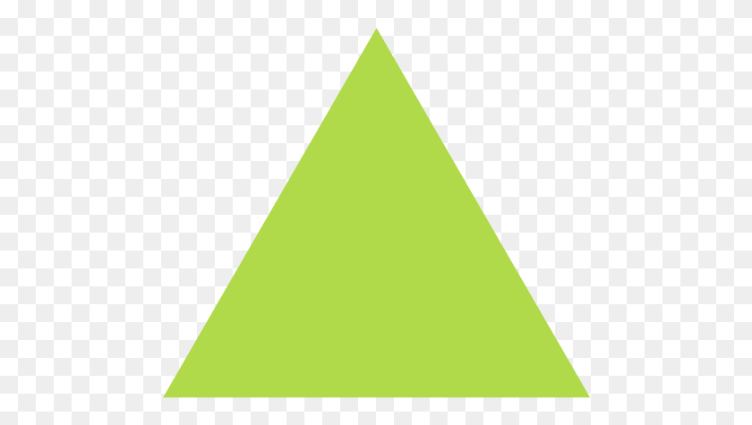 478x415 Queenfriday Trianglelime Triangulos De Color Verdes, Triangle, Tennis Ball, Tennis HD PNG Download